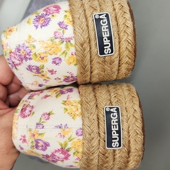 𝅺loveshackfancy superga women's size 39.5 EUC tropical sunset - Picture 3 of 8